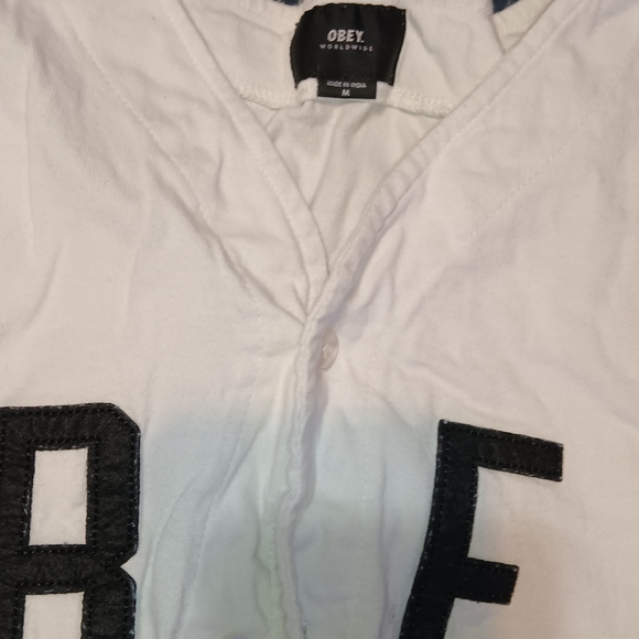 Obey button up tee - Picture 2 of 2